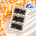 Three-length loose ProMade fan box with approximately 335 fans per length